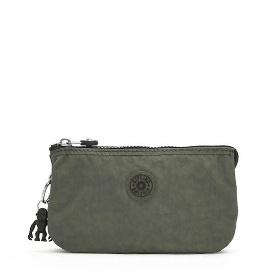 Kipling Creativity Large Pouch Bags Green Moss | AU 2087JP